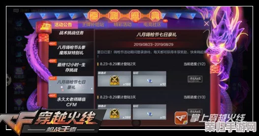 CF平台独家福利码盛宴,限时活动入口大放送! CF平台独家福利码盛宴,限时活动入口大放送!