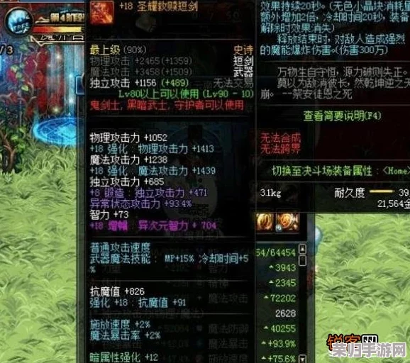 DNF：增幅至13顶级武器市场估价，豪华装备究竟价值几何？