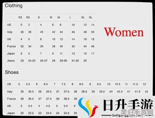 欧洲尺码日本尺码专线美国又：全球尺码对比，精准选购指南