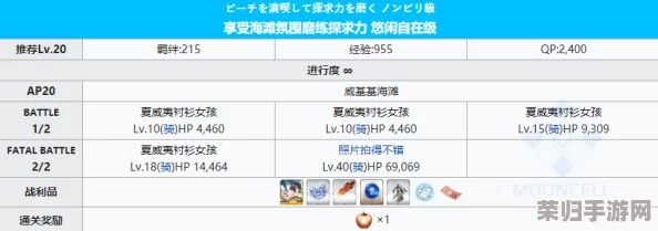 Fate/Grand Order泳装活动三期：科科角高效攻略全解析，自由副本配置与稀有掉落物品一览无遗