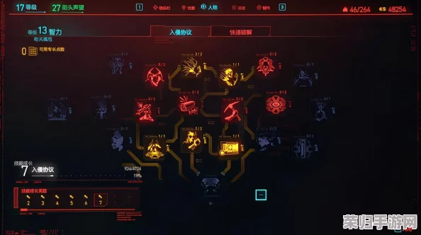 赛博朋克2077深度攻略：最优技能加点方案，打造你的专属传奇角色！