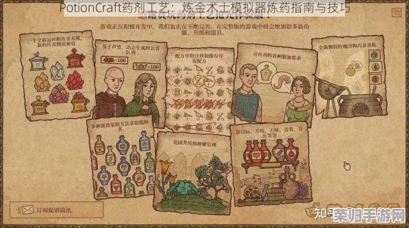 Potioncraft药剂工艺：全面配方与位置分布地图指南，打造魔法药水必备手册！