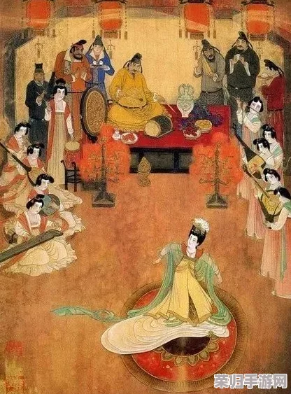 丰裕纵满杨玉环，倾国倾城醉长安，一曲霓裳羽衣舞，千古风流谁与伴