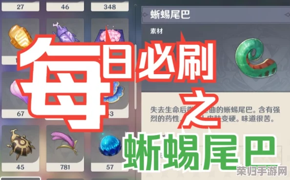最佳蜥蜴尾巴刷取秘境：高效获取地点大公开！