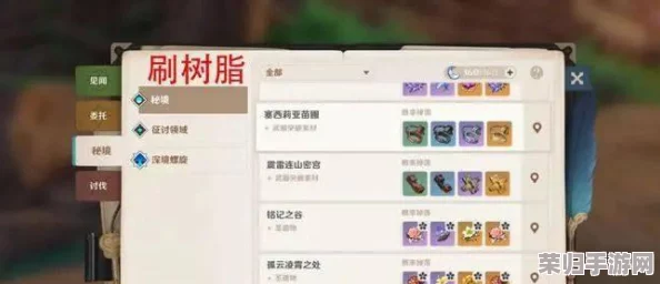 原粹树脂高效获取策略，游戏资源轻松积累技巧！