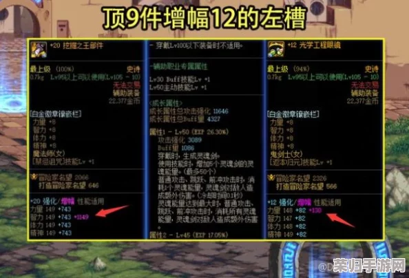 DNF：增幅至何等级装备将面临破碎危机？