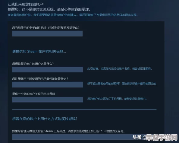 一键解锁！Steam账号遗忘？快速找回方法与步骤详解
