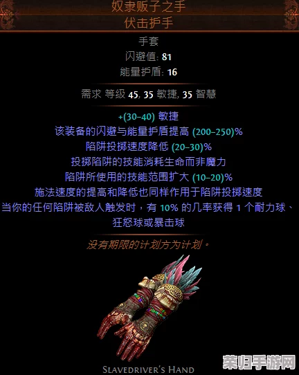 流放之路：哪些珍稀装备能焕发新生，涂油增辉秘籍！