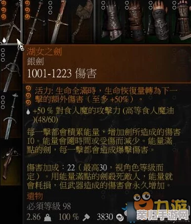 《巫师3》传奇武器：湖女之剑的绝密获取攻略！