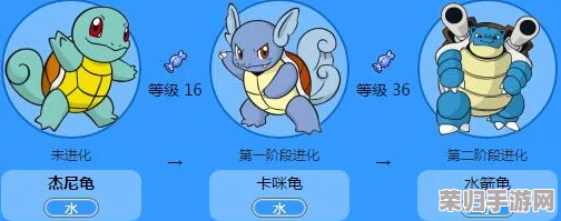 精灵宝可梦：皮卡丘伙伴卡咪龟全招式与属性深度解析，含进化图鉴惊艳呈现！
