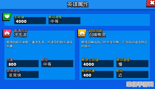 妮塔荒野乱斗全攻略：掌握熊女独特属性，实战技巧与英雄进阶心得分享