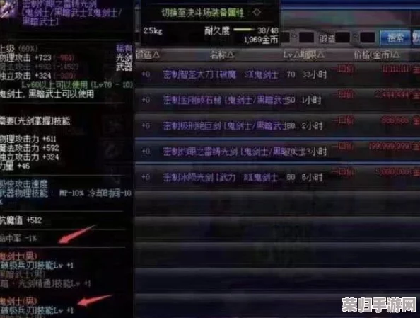 地下城与勇士：精选紫武器深度评测，揭秘哪一款才是你的战斗利器？