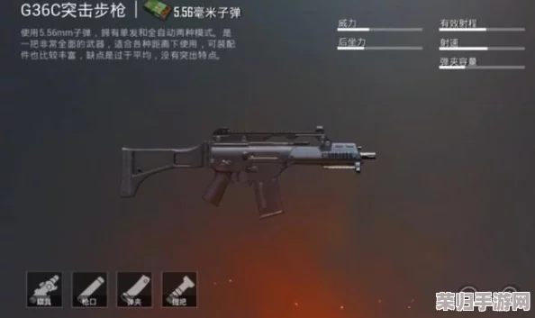 《绝地求生：刺激战场》G36C突击步枪实战评测，新枪上手体验与性能深度剖析