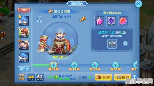 《星辰奇缘》挑战极限：万八战力轻松驾驭，爵位塔43层荣耀登顶无压力！