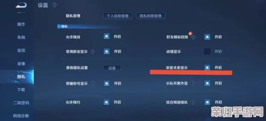 掌握王者荣耀：高隐秘性社交技巧，一键隐藏亲密关系设置全攻略