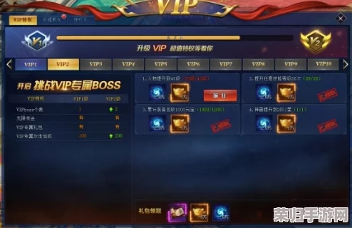 尊享九龙剑魂传奇：VIP特权价格全解析与充值档位一览，豪华礼包等你解锁！