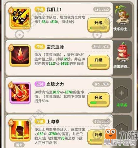 斗士技能深度剖析：不休乌拉拉中蛮荒打击实战效果与炫酷图鉴展示